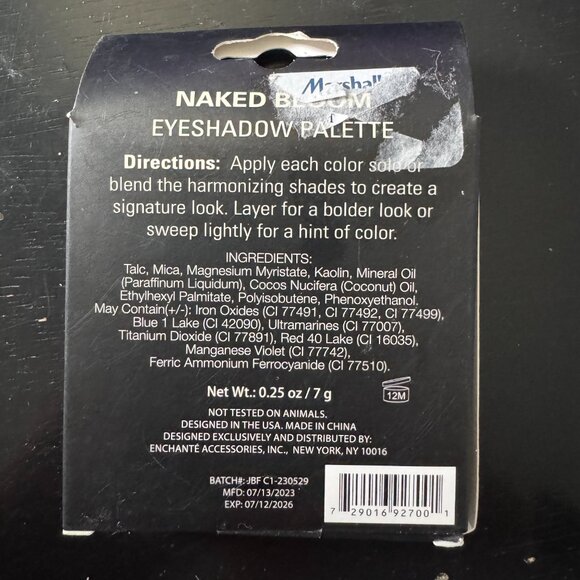 NWT Max Studio Naked Bloom Eyeshadow Palette NEW! - Picture 2 of 2